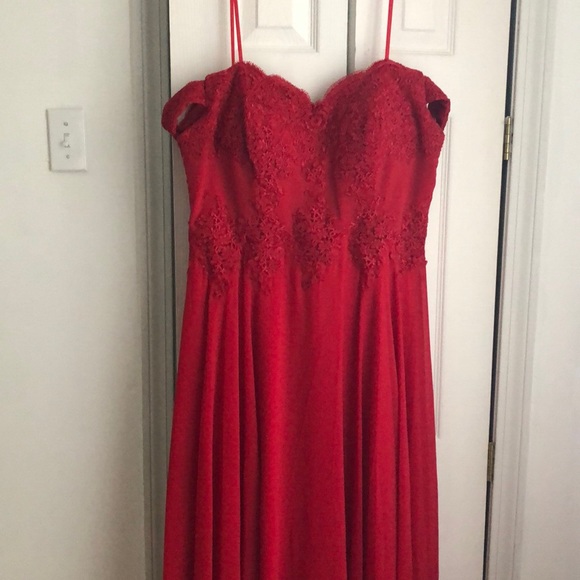 Red Prom Dress - Picture 3 of 5